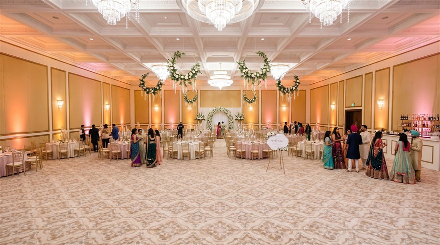 Grand hotel ballroom · sangeet