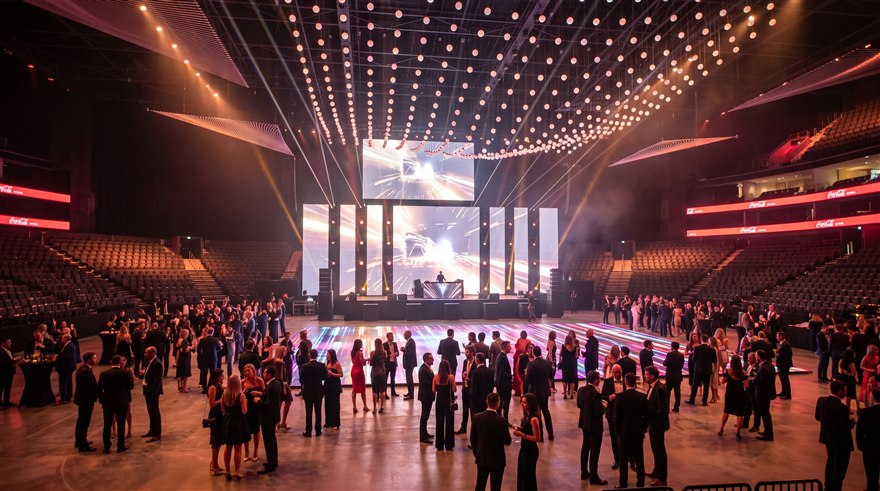Coca-Cola Arena · the stage
