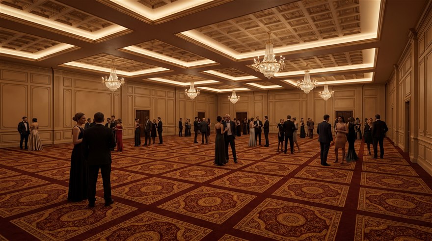 Ballroom from one photograph